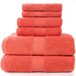 image-Cotton absorbent towel set of 3 pieces and 6 pieces
