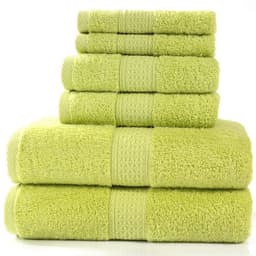image-Cotton absorbent towel set of 3 pieces and 6 pieces