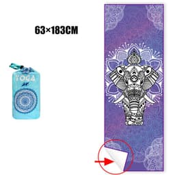 image-Portable folding yoga towel