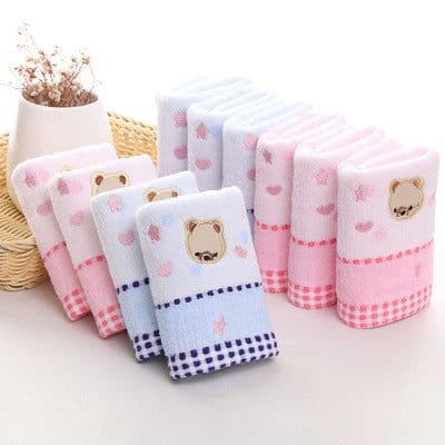 image-Children's cotton cartoon towel