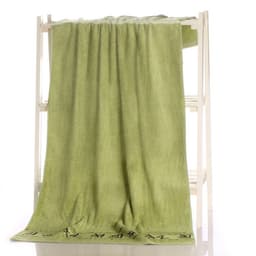 image-Bamboo charcoal fiber bath towel