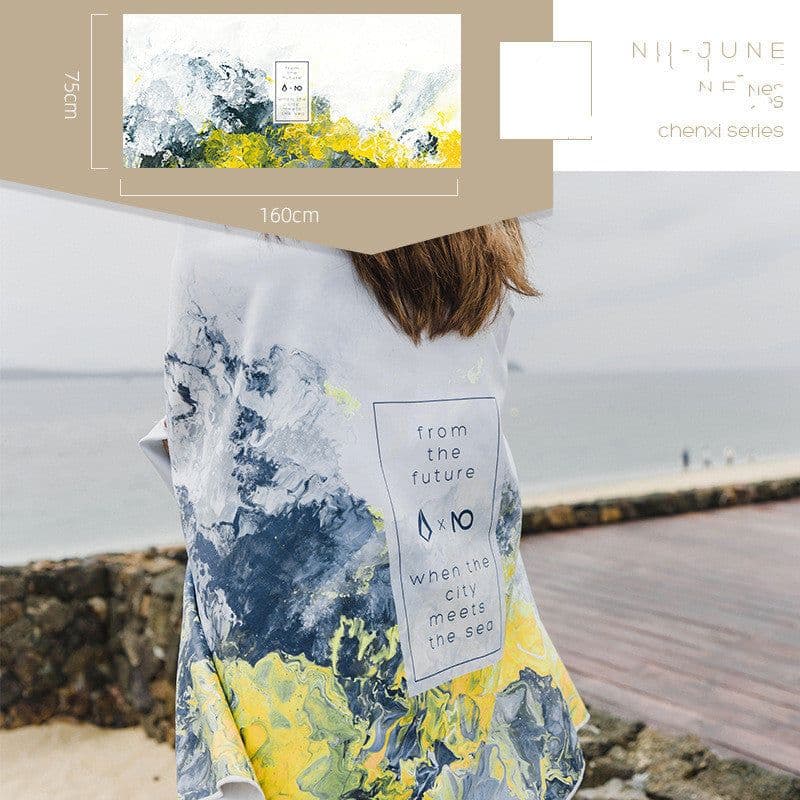 image-Quick-drying towel beach swimming towel