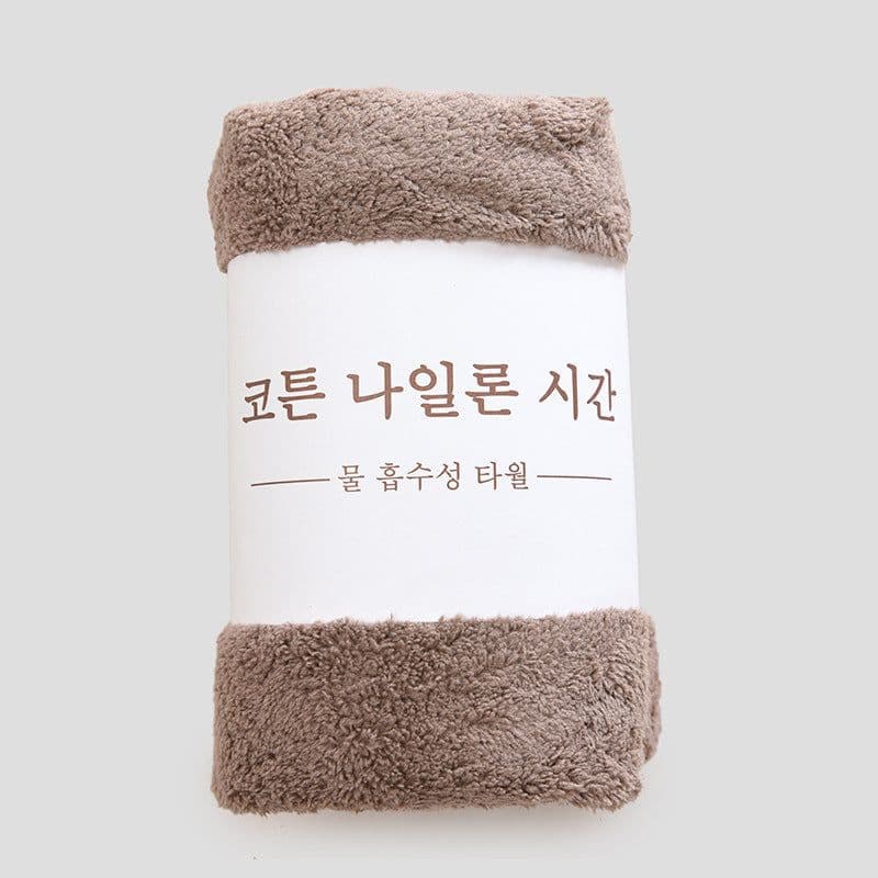 image-Soft Face Wash Coral Fleece Absorbent And Breathable Towel