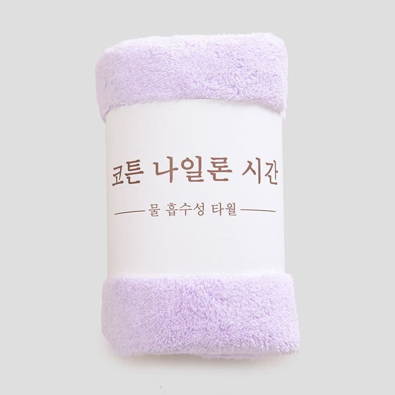 image-Soft Face Wash Coral Fleece Absorbent And Breathable Towel