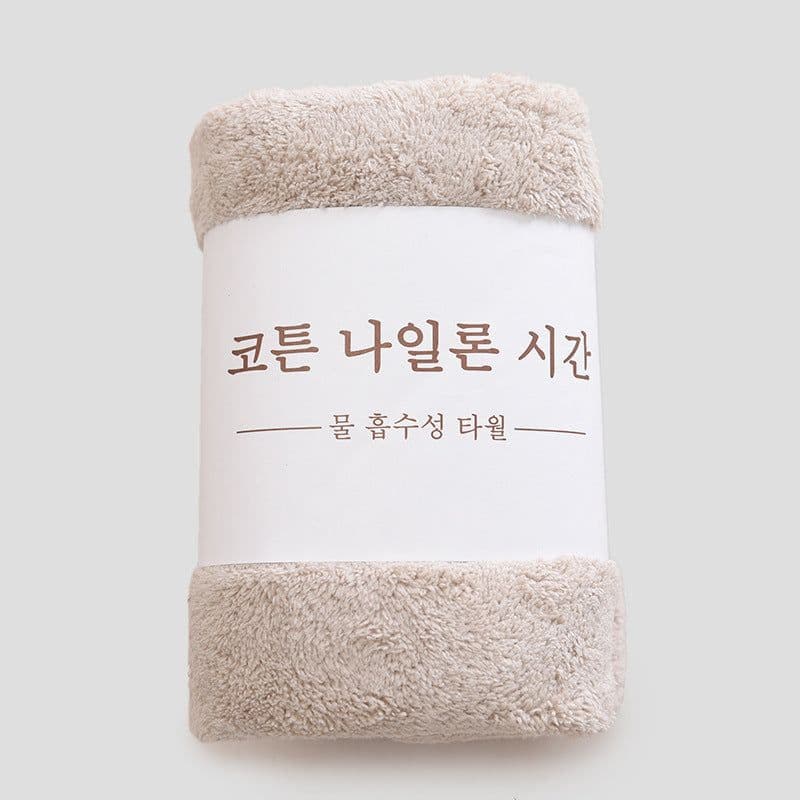 image-Soft Face Wash Coral Fleece Absorbent And Breathable Towel