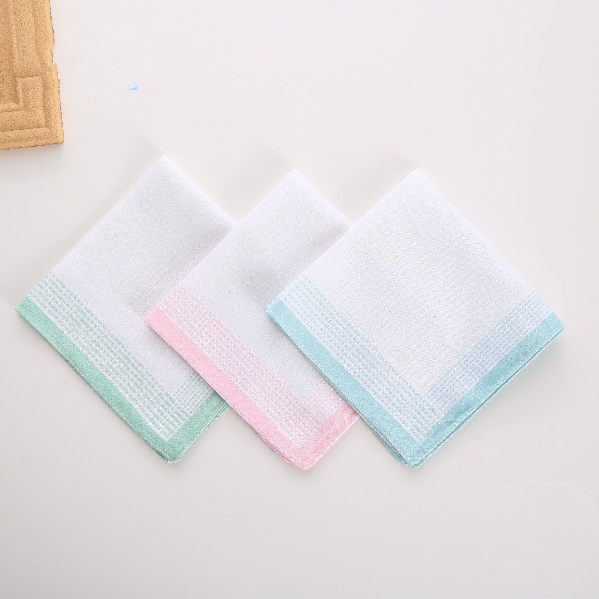 image-Women's Cotton Handkerchief Comfort Square Scarf