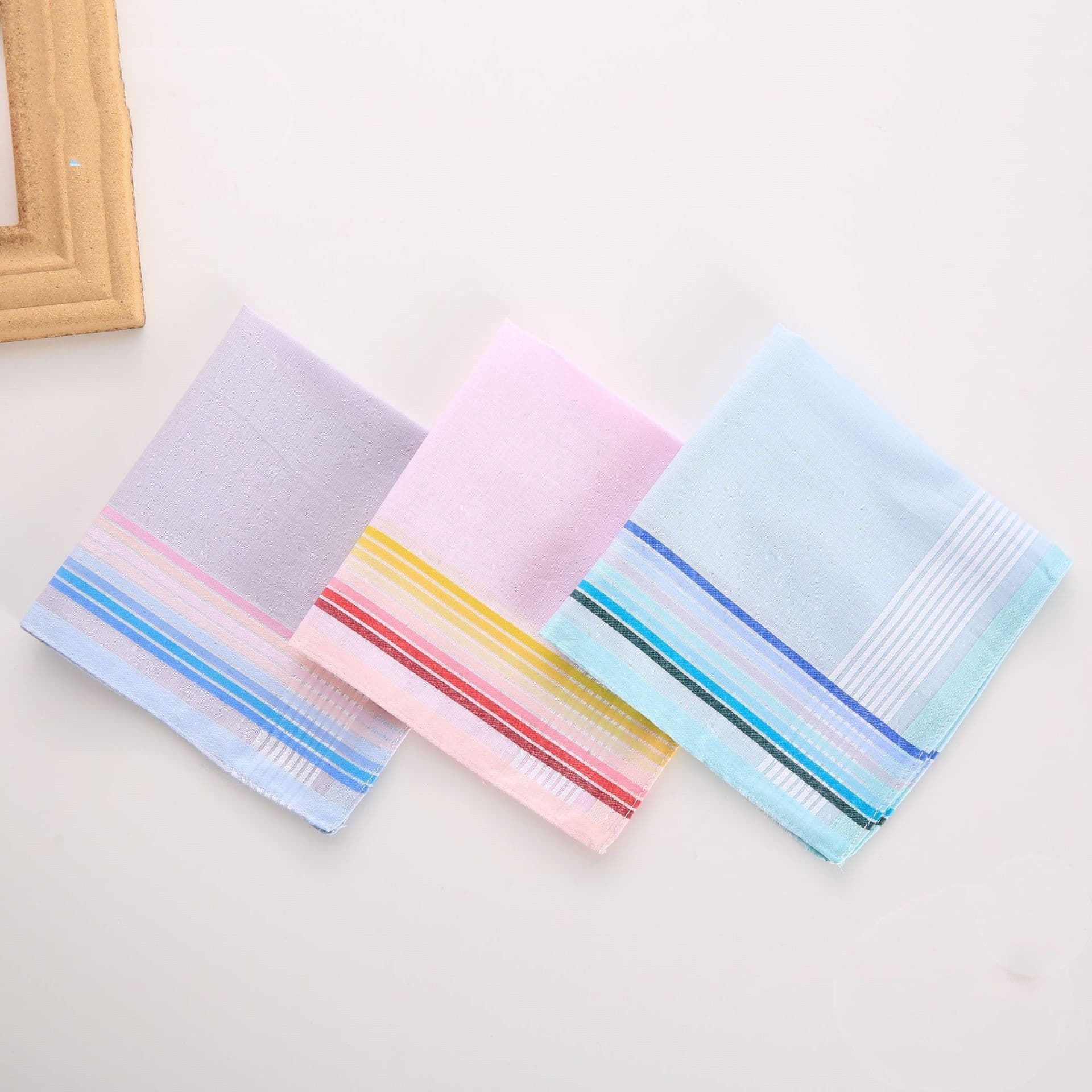 image-Women's Cotton Handkerchief Comfort Square Scarf