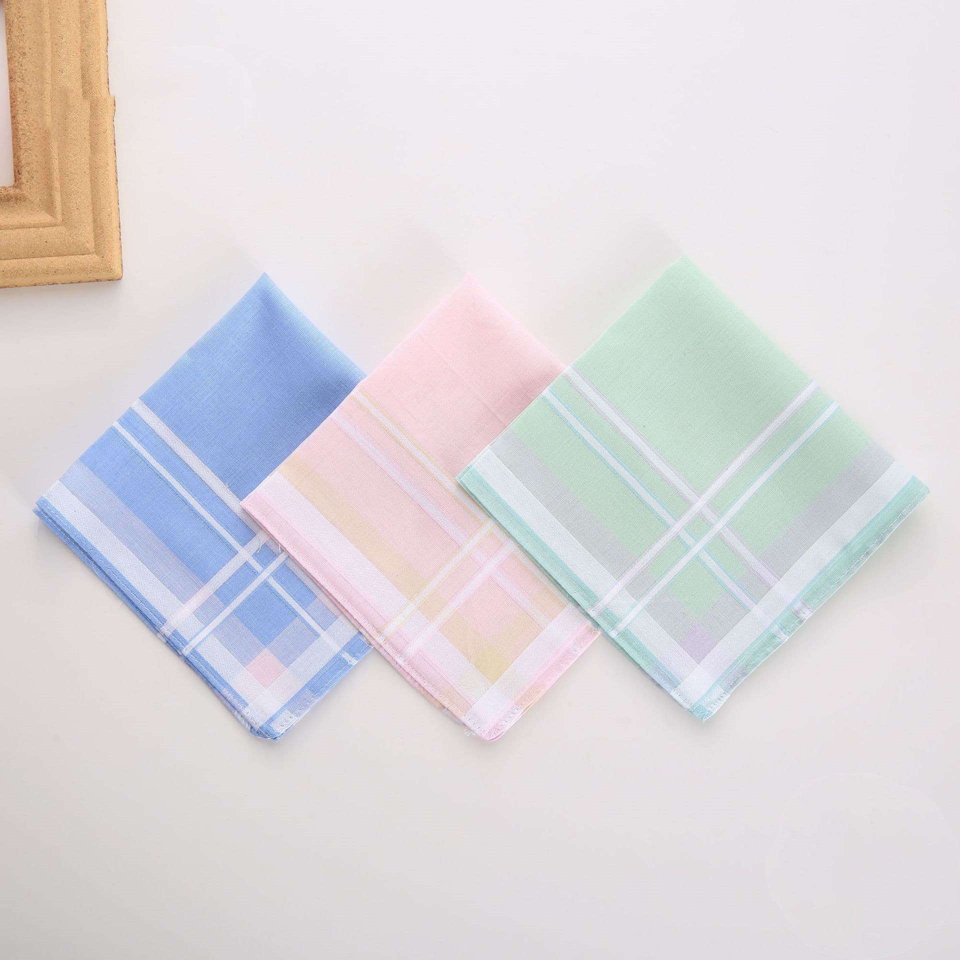 image-Women's Cotton Handkerchief Comfort Square Scarf