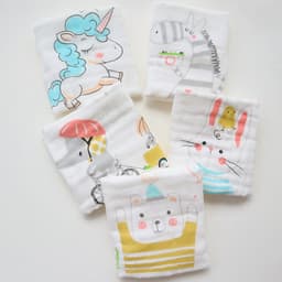 image-Children's Towel Embroidery Baby Saliva Towel