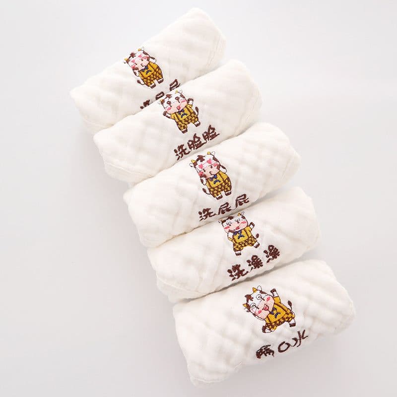 image-Children's Towel Embroidery Baby Saliva Towel