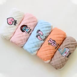 image-Children's Towel Embroidery Baby Saliva Towel