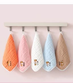 image-Children's Towel Embroidery Baby Saliva Towel
