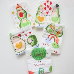 image-Children's Towel Embroidery Baby Saliva Towel