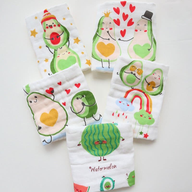 image-Children's Towel Embroidery Baby Saliva Towel