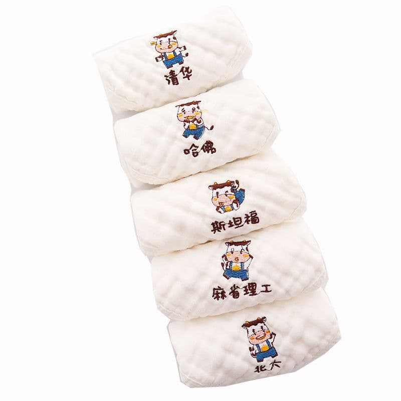 image-Children's Towel Embroidery Baby Saliva Towel