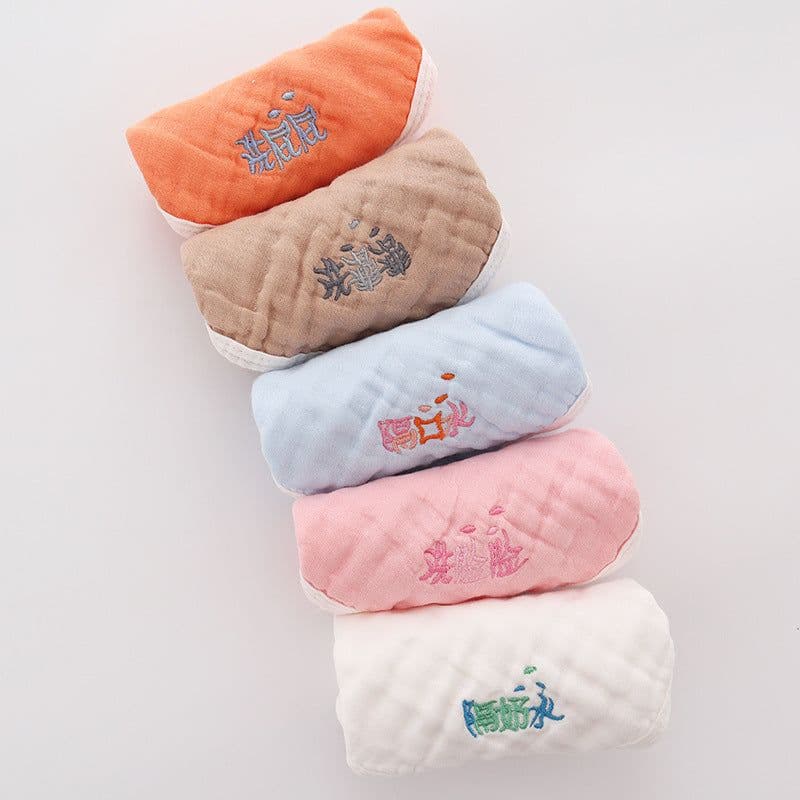 image-Children's Towel Embroidery Baby Saliva Towel