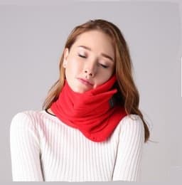 image-Support Collar U-shaped Pillow Custom Neck Scarf Travel Pillow