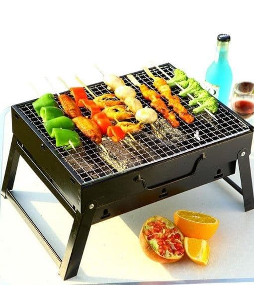 image-Portable Folding Grill Rack