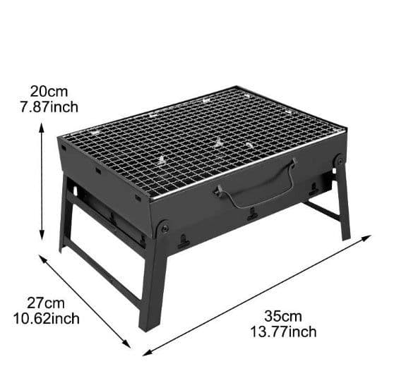 image-Portable Folding Grill Rack