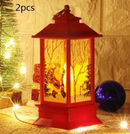image-Santa Claus Snowman Light Merry Christmas Home Decor