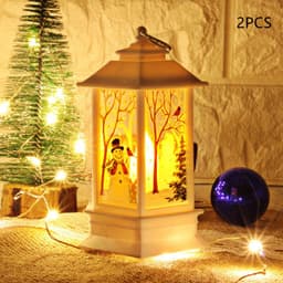image-Santa Claus Snowman Light Merry Christmas Home Decor