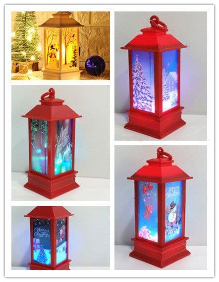 image-Santa Claus Snowman Light Merry Christmas Home Decor