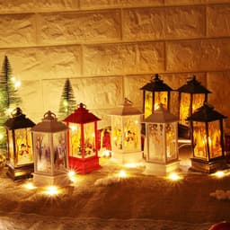image-Santa Claus Snowman Light Merry Christmas Home Decor