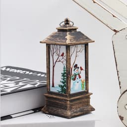 image-Santa Claus Snowman Light Merry Christmas Home Decor