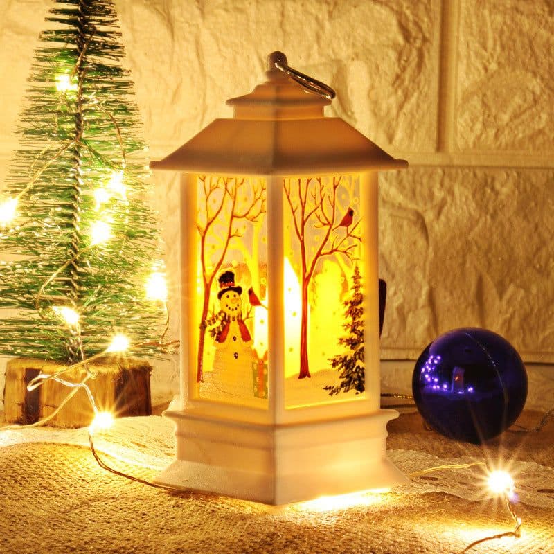 image-Santa Claus Snowman Light Merry Christmas Home Decor