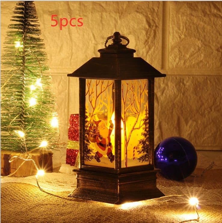 image-Santa Claus Snowman Light Merry Christmas Home Decor
