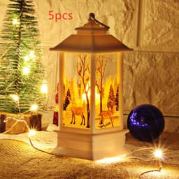 image-Santa Claus Snowman Light Merry Christmas Home Decor