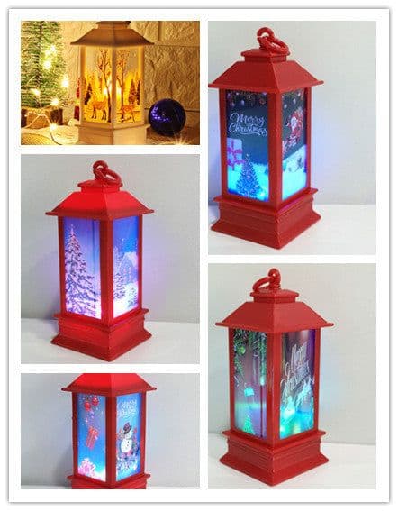 image-Santa Claus Snowman Light Merry Christmas Home Decor