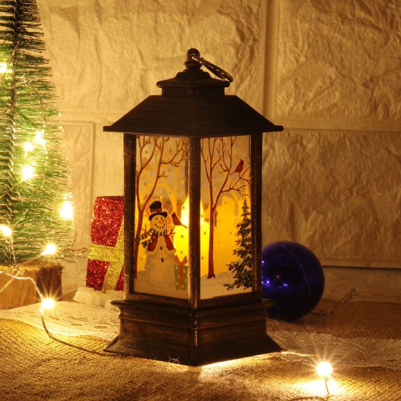 image-Santa Claus Snowman Light Merry Christmas Home Decor