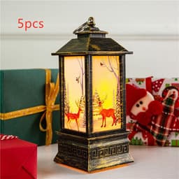 image-Santa Claus Snowman Light Merry Christmas Home Decor