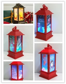 image-Santa Claus Snowman Light Merry Christmas Home Decor