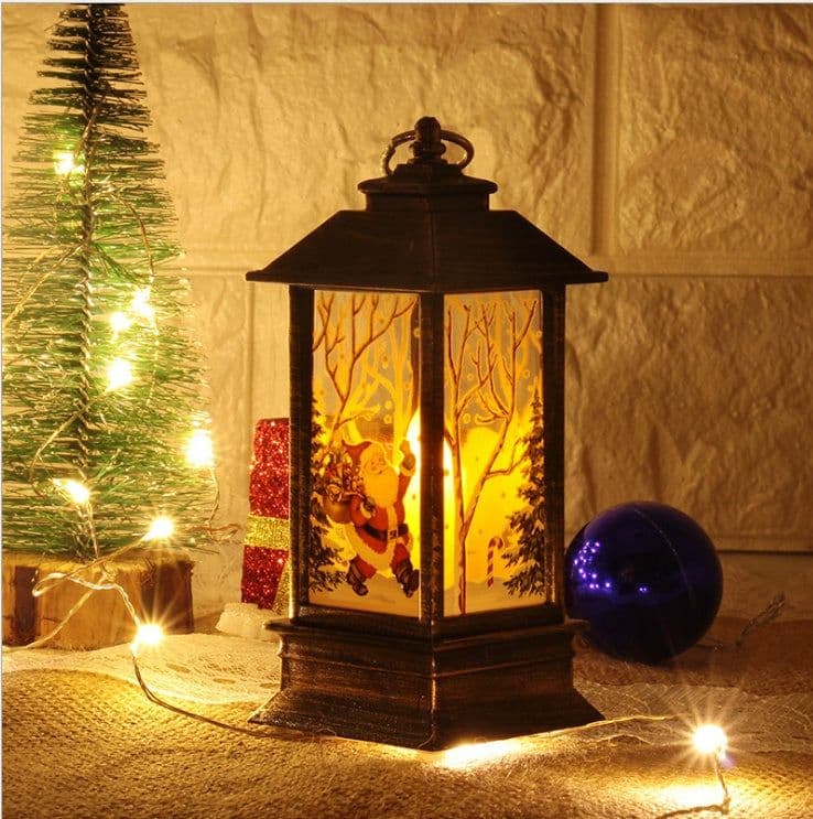 image-Santa Claus Snowman Light Merry Christmas Home Decor