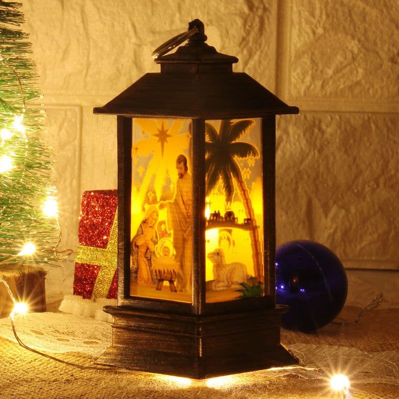 image-Santa Claus Snowman Light Merry Christmas Home Decor