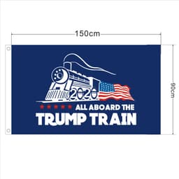 image-American president Donald Trump's election flag