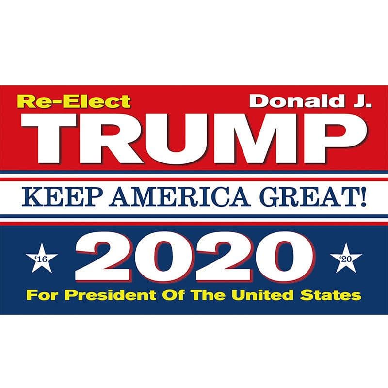 image-American president Donald Trump's election flag