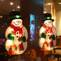 image-Santa Claus Led Suction Cup Window Hanging Lights Christmas Decorative Atmosphere