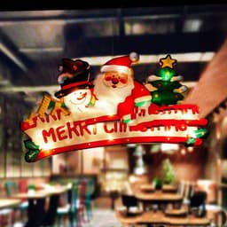 image-Santa Claus Led Suction Cup Window Hanging Lights Christmas Decorative Atmosphere