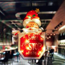image-Santa Claus Led Suction Cup Window Hanging Lights Christmas Decorative Atmosphere
