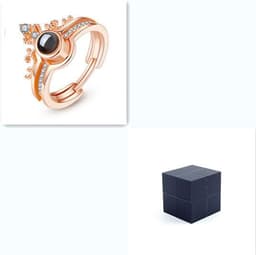 image-Valentine's Day Magic Cube Jewelry Packaging Box Personalisation Propose Marriage Ring Box