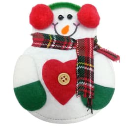 image-Christmas decorations, Christmas decorations, dining table, Christmas cutlery, Christmas Little Snowman and knives and forks