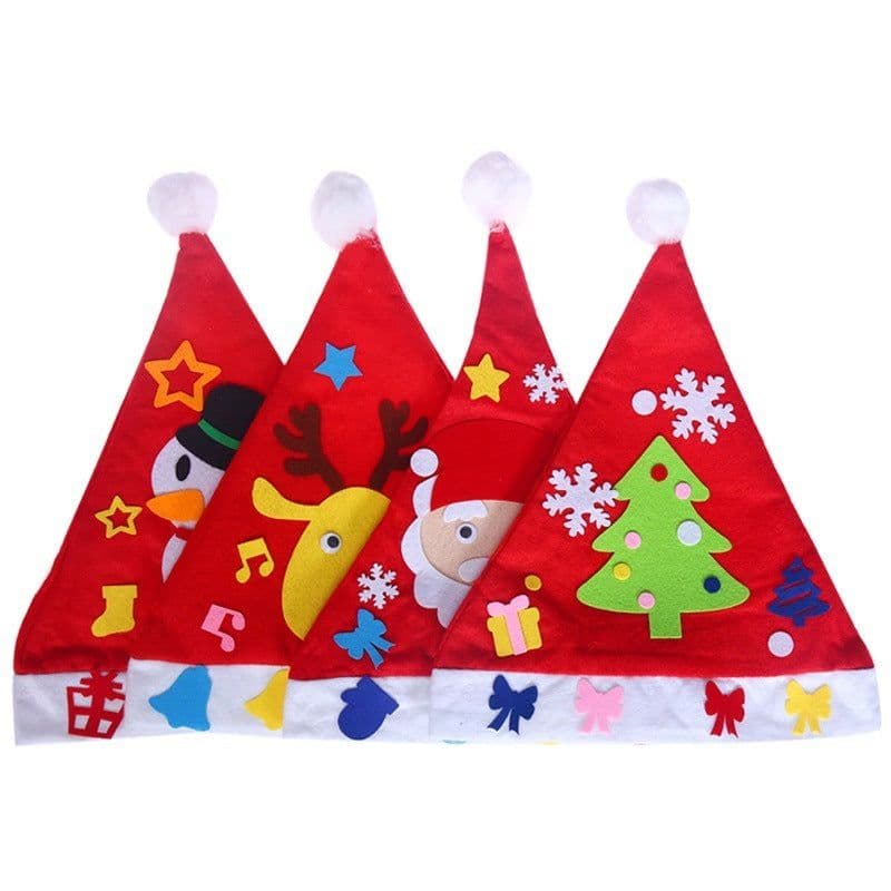 image-DIY Christmas Hat Christmas Children's Nursery School Christmas Necessities and Children's Christmas Hat