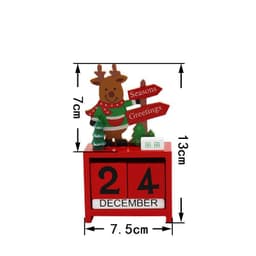 image-Christmas wooden calendar ornaments