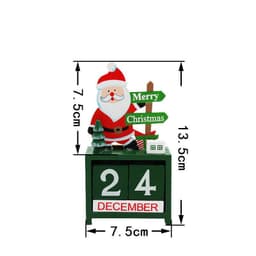 image-Christmas wooden calendar ornaments