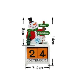 image-Christmas wooden calendar ornaments