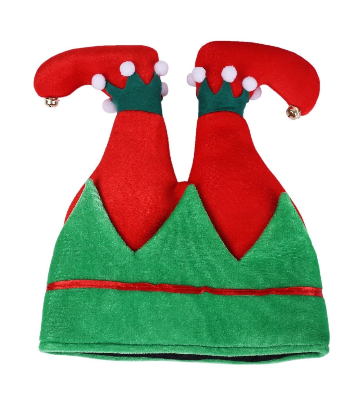 image-Fancy Christmas Caps Men Women Xmas Trousers Hat Clown Trousers Leg Hat For Party Celebration Home Gift