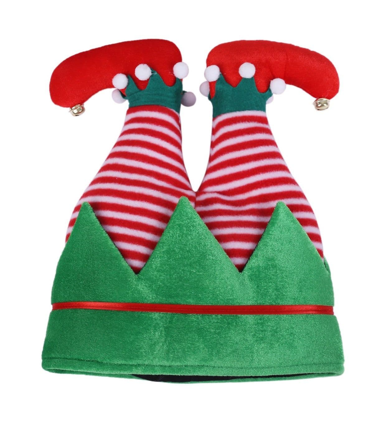 image-Fancy Christmas Caps Men Women Xmas Trousers Hat Clown Trousers Leg Hat For Party Celebration Home Gift